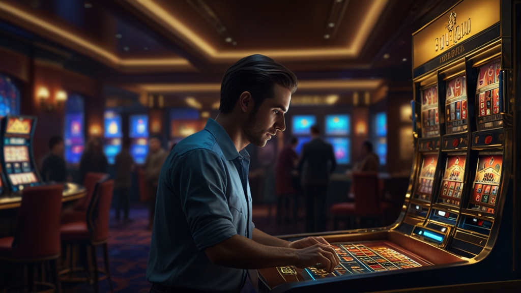 Casino cashier screen showing payment methods and deposit options