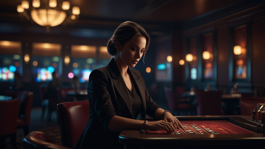 New player filling out a secure casino registration form